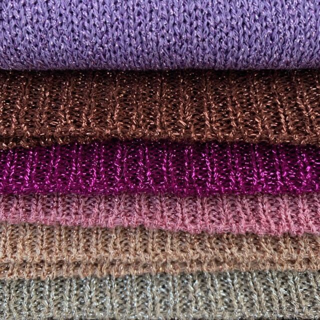 Sfumature di lurex ✨

#knitwearlover #creation #collection #knitwear #maglieria #campionario #sample #tiedye #stripes#fashion #moda #style #knitting #filati #yarn #madeinitaly #modadonna #cottonyarn#modaitaliana #knittingaddict #maglie #sweater #instafashion #pullover #laminate #foil #passion #lurex #italianstyle #wholegarment